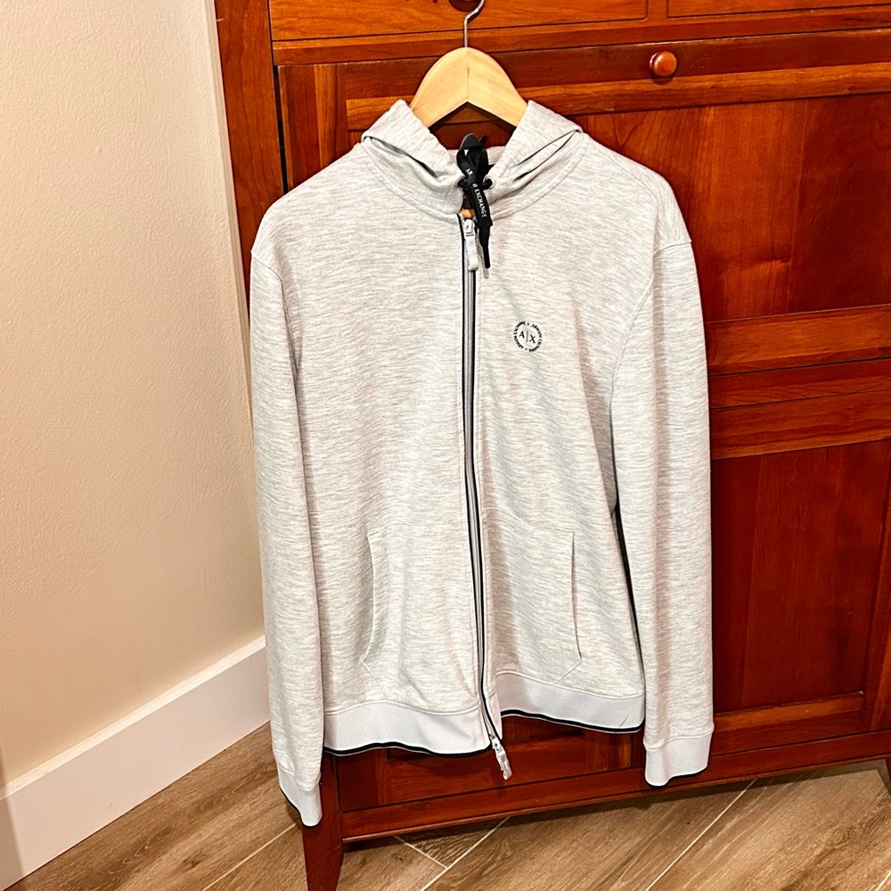 Armani exchange hoodie w zipper